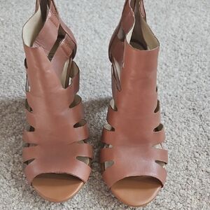 INC International Concepts Tan Heeled Sandals